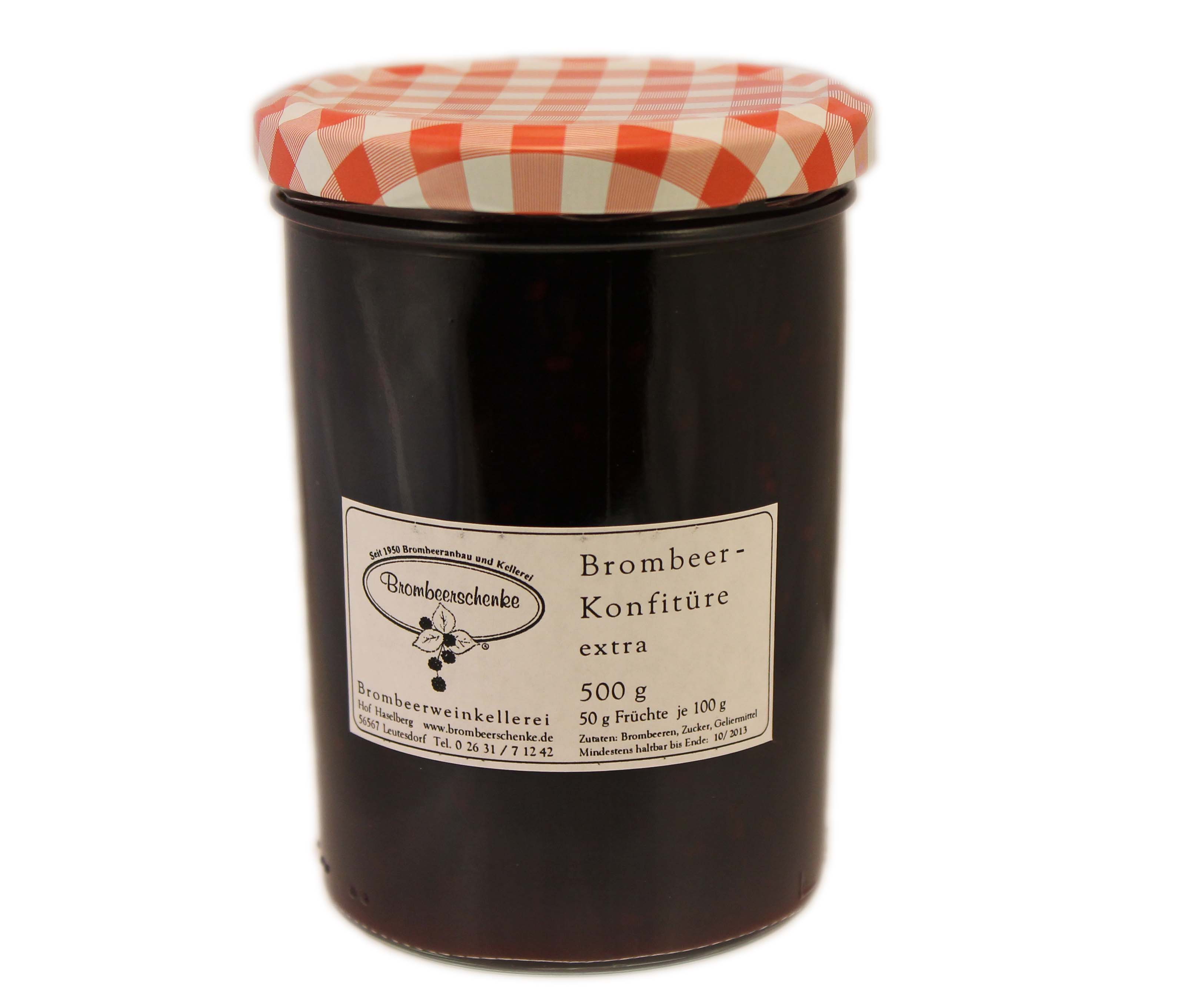 Online Shop Brombeerweinkellerei - Brombeer Konfitüre extra 500 g